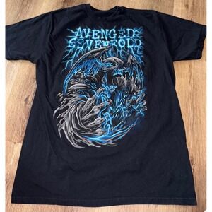 Bay Island Avenged Sevenfold T-Shirt Band Tour Graphic Tee XL